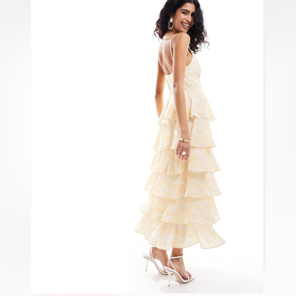 ASOS Light Yellow Dress - Picture 2 of 3